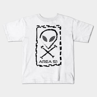 Area 51 Fun Alien Sign T-Shirt Kids T-Shirt